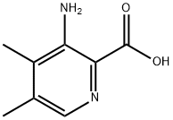 2-Pyridinecarboxylicacid,3-amino-4,5-dimethyl-(9CI) 结构式