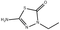 1,3,4-Thiadiazol-2(3H)-one,5-amino-3-ethyl-(9CI) 结构式
