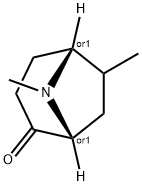 8-Azabicyclo[3.2.1]octan-2-one,6,8-dimethyl-,(1R,5R)-rel-(9CI) 结构式