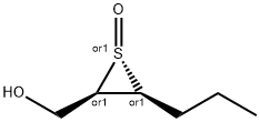 Thiiranemethanol, 3-propyl-, 1-oxide, (1R,2R,3S)-rel- (9CI) Structure