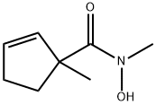 2-Cyclopentene-1-carboxamide,N-hydroxy-N,1-dimethyl-(9CI),211696-66-1,结构式