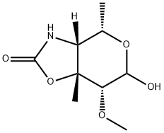 4H-Pyrano[3,4-d]oxazol-2(3H)-one,tetrahydro-6-hydroxy-7-methoxy-4,7a-,211804-27-2,结构式