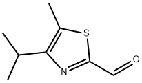 2-Thiazolecarboxaldehyde,5-methyl-4-(1-methylethyl)-(9CI),211942-99-3,结构式