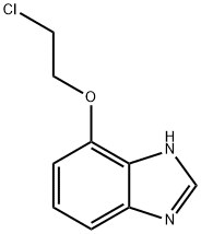1H-Benzimidazole,4-(2-chloroethoxy)-(9CI) Structure