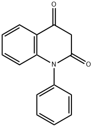 1-苯基喹啉-2,4(1H,3H)-二酮 结构式