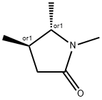 2-Pyrrolidinone,1,4,5-trimethyl-,(4R,5S)-rel-(9CI) Struktur