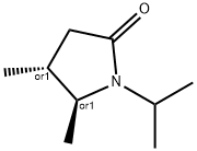 2-Pyrrolidinone,4,5-dimethyl-1-(1-methylethyl)-,(4R,5S)-rel-(9CI) 结构式