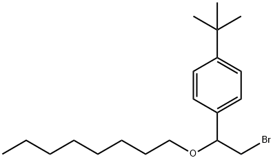 [α-(Bromomethyl)-p-tert-butylbenzyl]octyl ether Struktur