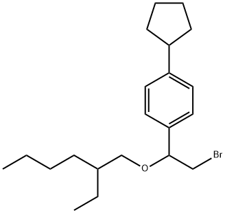 [α-(Bromomethyl)-p-cyclopentylbenzyl](2-ethylhexyl) ether|