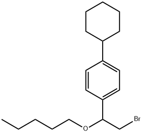 [α-(Bromomethyl)-p-cyclohexylbenzyl]pentyl ether|