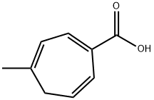 1,3,6-Cycloheptatriene-1-carboxylicacid,4-methyl-(8CI),21297-56-3,结构式