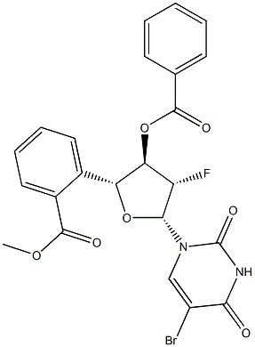 5-BroMo-3',5'-bis-O-benzoyl-2'-deoxy-2'-fluoro-beta-D-arabinouridine