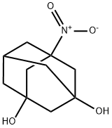 Tricyclo[3.3.1.13,7]decane-1,3-diol, 5-nitro- (9CI) Struktur