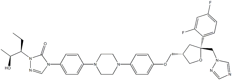 Posaconazole Diastereoisomer 12 Struktur