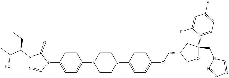 Posaconazole DiastereoisoMer 2 化学構造式