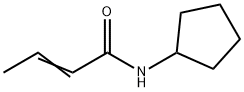 2-Butenamide,N-cyclopentyl-(9CI) Structure