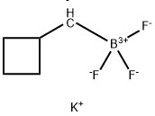 Potassium cyclobutylmethyltrifluoroborate Struktur