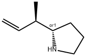 Pyrrolidine, 2-[(1R)-1-methyl-2-propenyl]-, (2S)-rel- (9CI) Structure