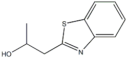 α-メチルベンゾチアゾール-2-エタノール 化学構造式