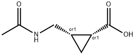 시클로프로판카르복실산,2-[(아세틸아미노)메틸]-,(1R,2S)-rel-(9CI)