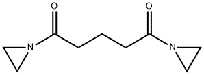 1,5-diaziridin-1-ylpentane-1,5-dione 化学構造式