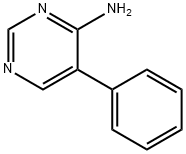5-苯基嘧啶-4-胺,21419-05-6,结构式