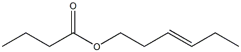 3-Hexene-1-ol butanoate Structure