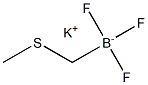 Potassium (thiomethyl)methyltrifluoroborate Structure