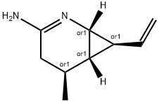 2-Azabicyclo[4.1.0]hept-2-en-3-amine,7-ethenyl-5-methyl-,(1R,5S,6S,7S)-rel-(9CI),214478-59-8,结构式