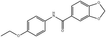 N-(4-ethoxyphenyl)-1,3-benzodioxole-5-carboxamide Structure