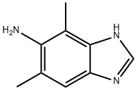 1H-Benzimidazol-5-amine,4,6-dimethyl-(9CI) 化学構造式