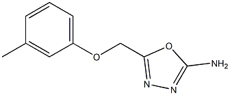 2-Amino-5-(m-tolyl)oxymethyl-1,3,4-oxadiazole,21520-92-3,结构式