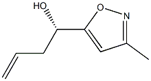 5-Isoxazolemethanol,3-methyl--alpha--2-propenyl-,(-alpha-S)-(9CI) 化学構造式