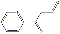 2-Pyridinepropanal,beta-oxo-(9CI) Structure