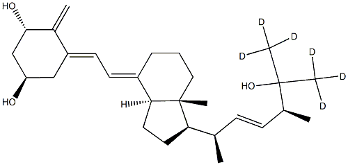 1ALPHA,25-二羟基维生素 D2-D6,216244-04-1,结构式