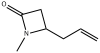 2-Azetidinone,1-methyl-4-(2-propenyl)-(9CI) Structure