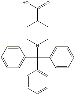 1-tritylpiperidine-4-carboxylic acid Structure