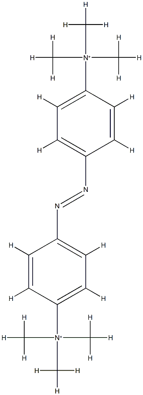 4-azobenzenetrimethylammonium,21704-61-0,结构式