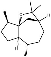 (3R)-3,4,5,6,6aα,7,8,9-Octahydro-2,2,6α,9β-tetramethyl-3,9aβ-methano-2H-cyclopent[b]oxocin|