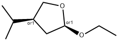 Furan, 2-ethoxytetrahydro-4-(1-methylethyl)-, (2R,4S)-rel- (9CI) 化学構造式