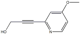 2-Propyn-1-ol,3-(4-methoxy-2-pyridinyl)-(9CI) Structure