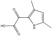 Pyrrole-2-glyoxylic acid, 3,5-dimethyl- (6CI,8CI),21898-46-4,结构式