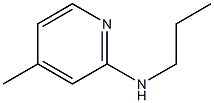 2-Pyridinamine,4-methyl-N-propyl-(9CI) 化学構造式