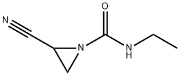 1-Aziridinecarboxamide,2-cyano-N-ethyl-(9CI) Structure