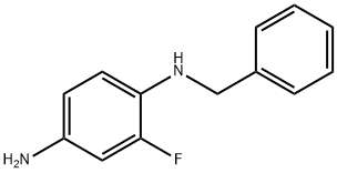 N1-苯甲基-2-氟苯-1,4-二胺, 219664-14-9, 结构式