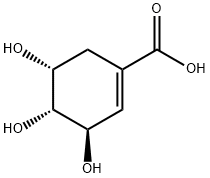 莽草酸杂质4, 21967-35-1, 结构式