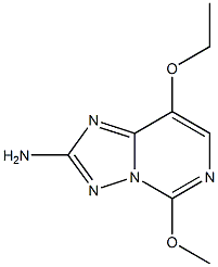 [1,2,4]Triazolo[1,5-c]pyrimidin-2-amine,8-ethoxy-5-methoxy-(9CI) 结构式