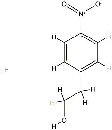 Benzeneethanol,  4-nitro-,  conjugate  monoacid  (9CI) 结构式