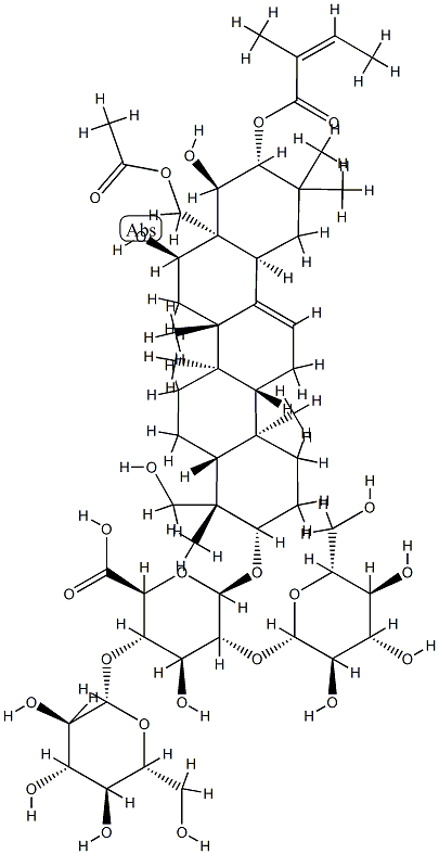 异七叶皂苷 IB, 219944-46-4, 结构式