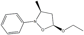 이속사졸리딘,5-에톡시-3-메틸-2-페닐-,(3R,5R)-rel-(9CI)